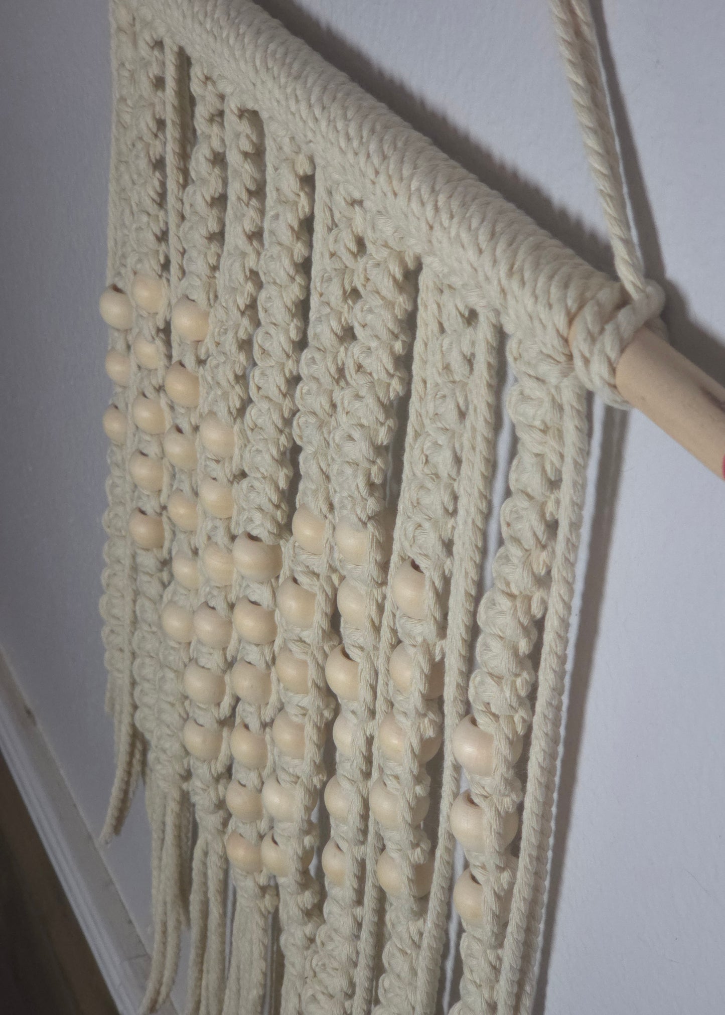 Beaded Heart Wall Hanging