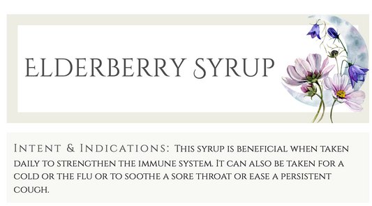Elderberry Wellness Syrup Recipe Card