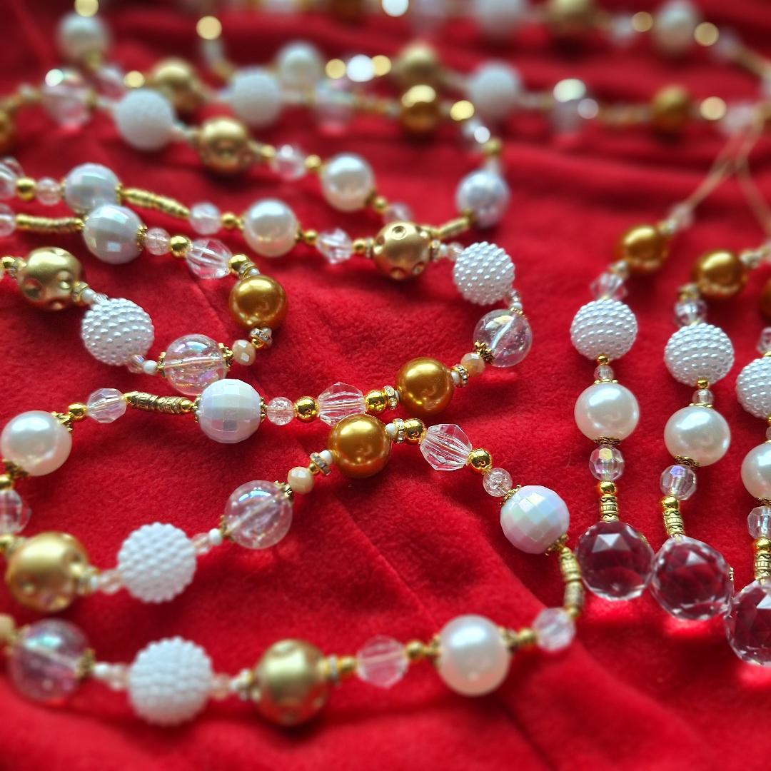 Beaded Crystal Garland sets with Icicles