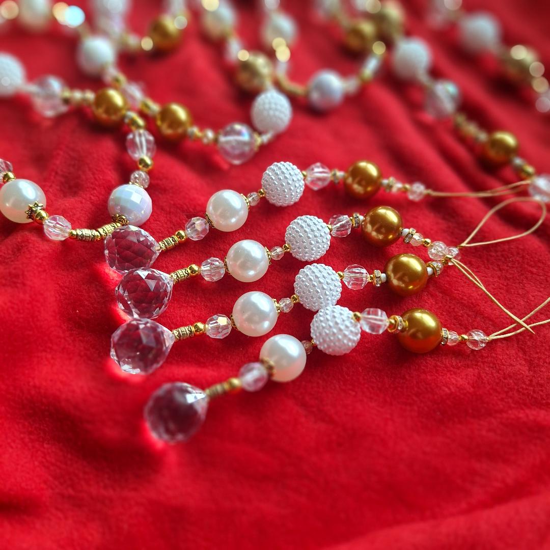 Beaded Crystal Garland sets with Icicles