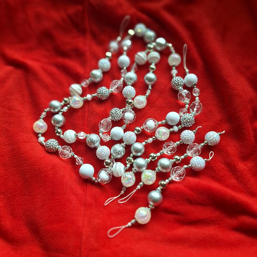 Beaded Crystal Garland sets with Icicles