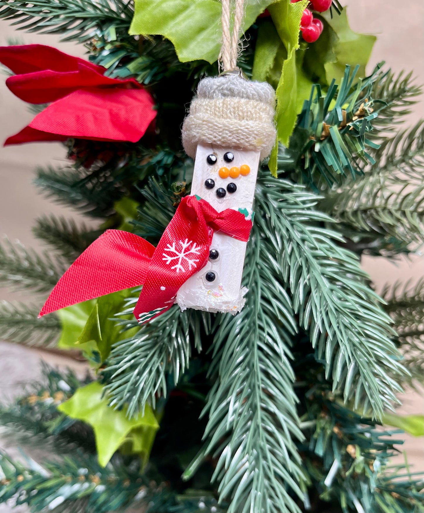 Hand Made Snowmen Ornaments