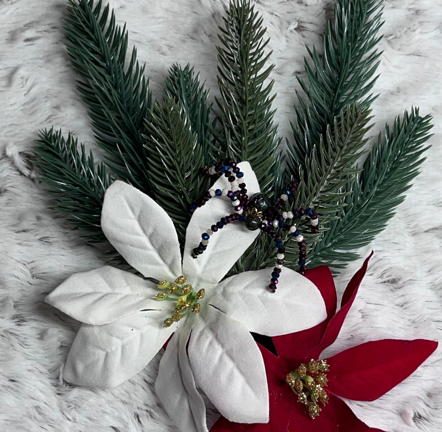 Christmas Beaded Spiders