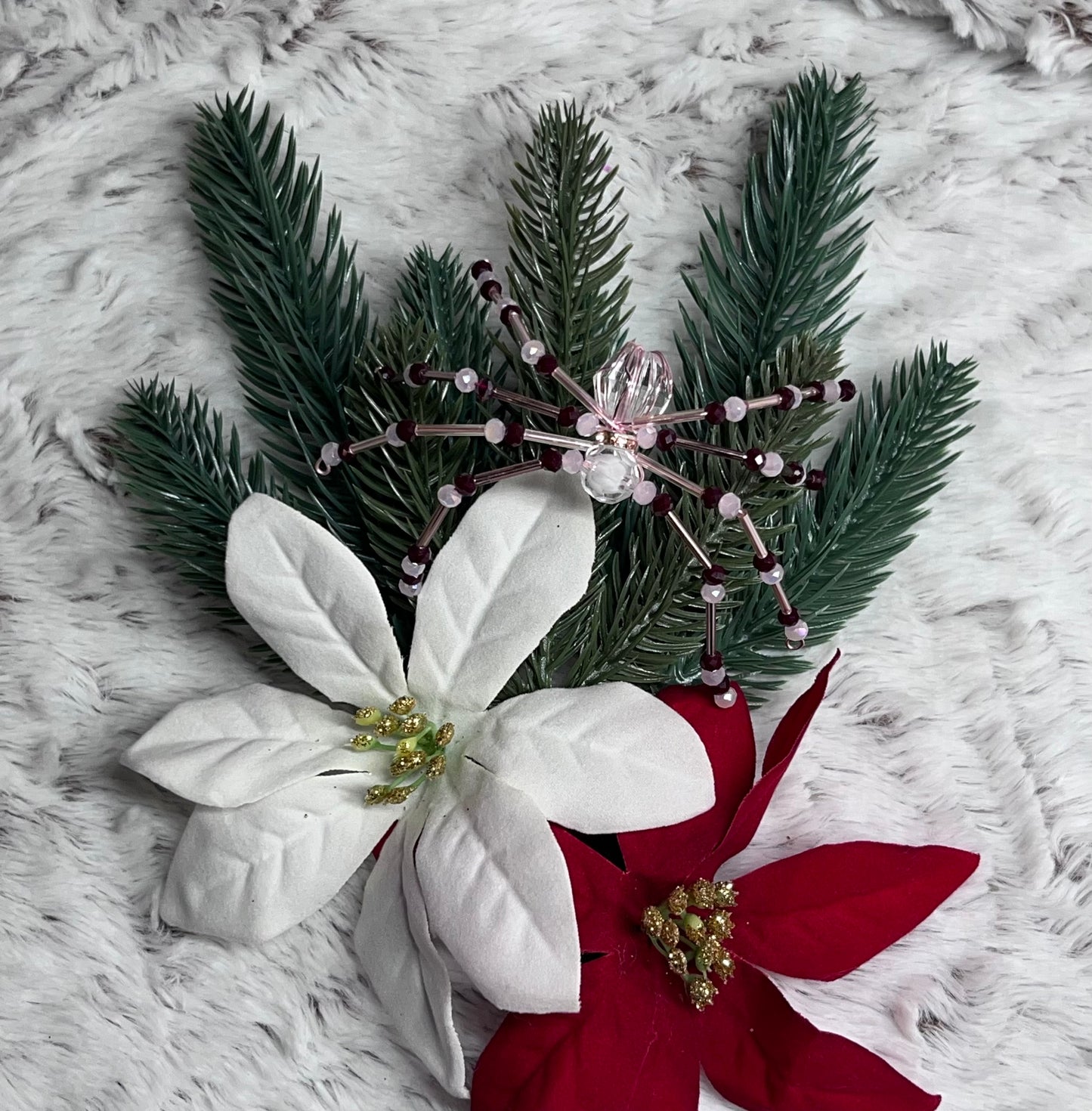 Christmas Beaded Spiders