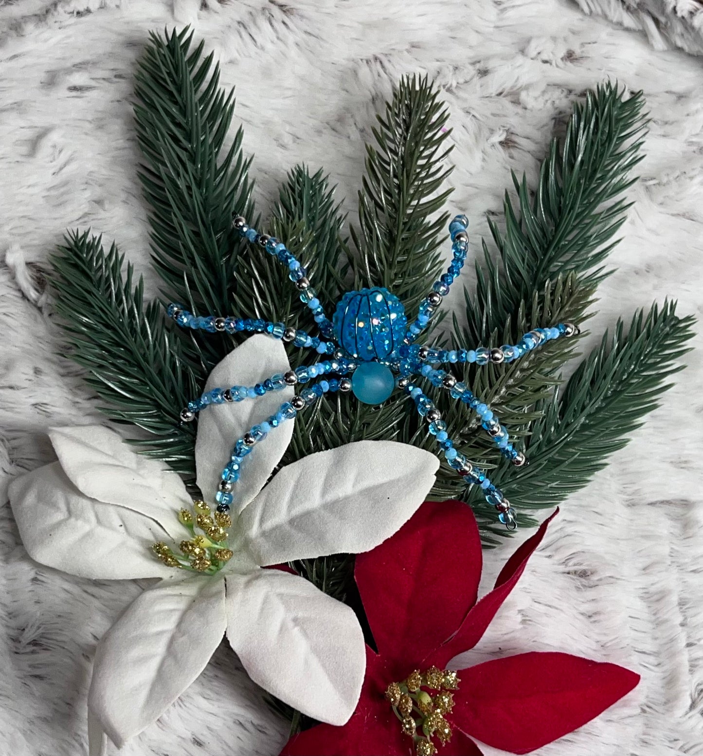 Christmas Beaded Spiders