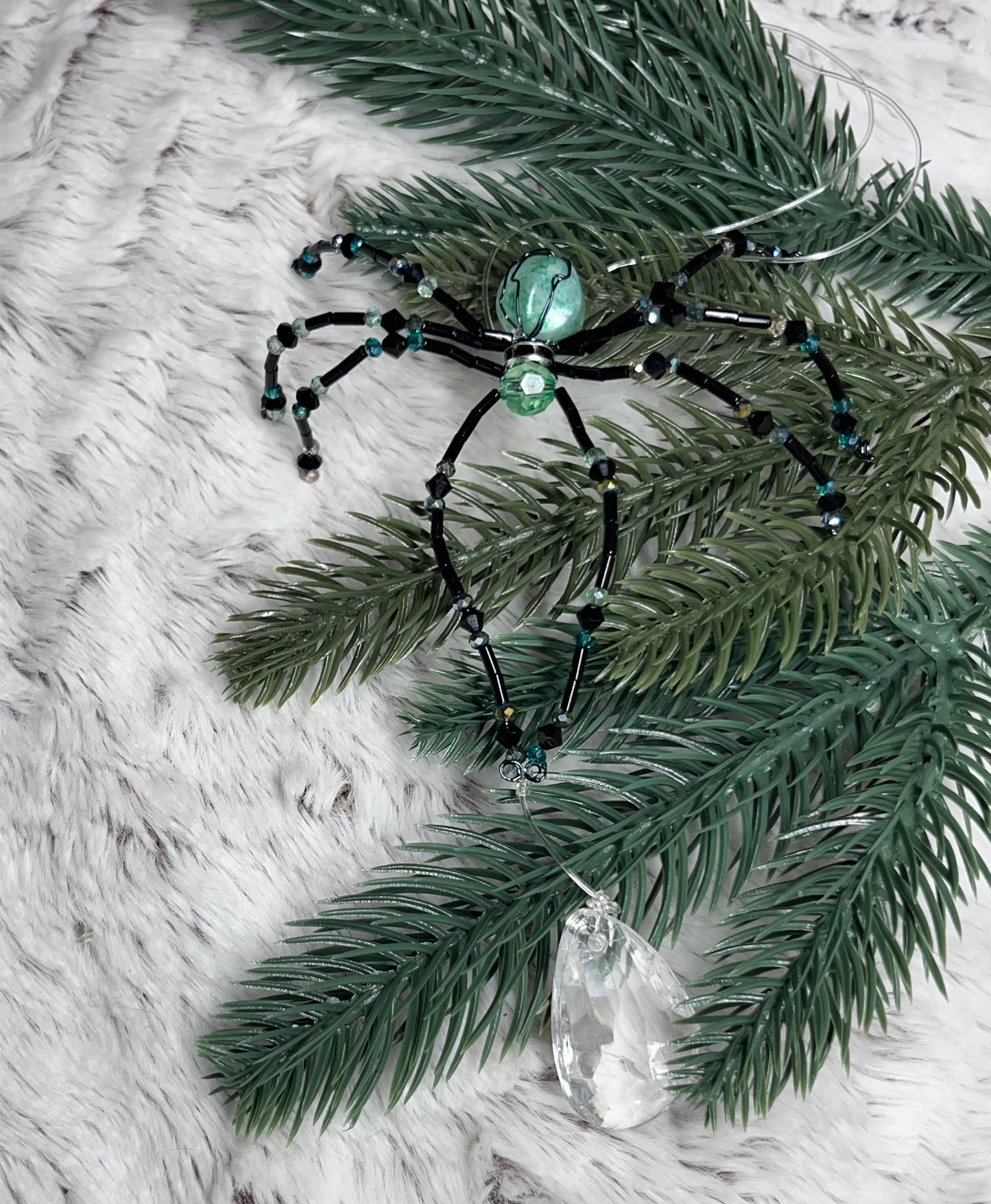 Christmas Beaded Spiders