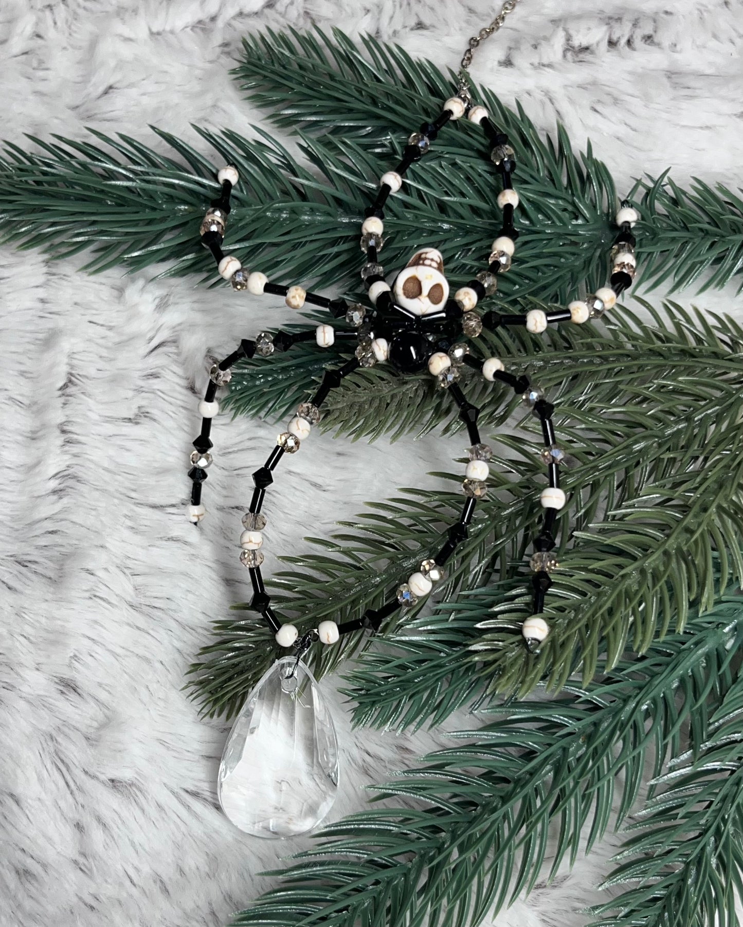 Christmas Beaded Spiders