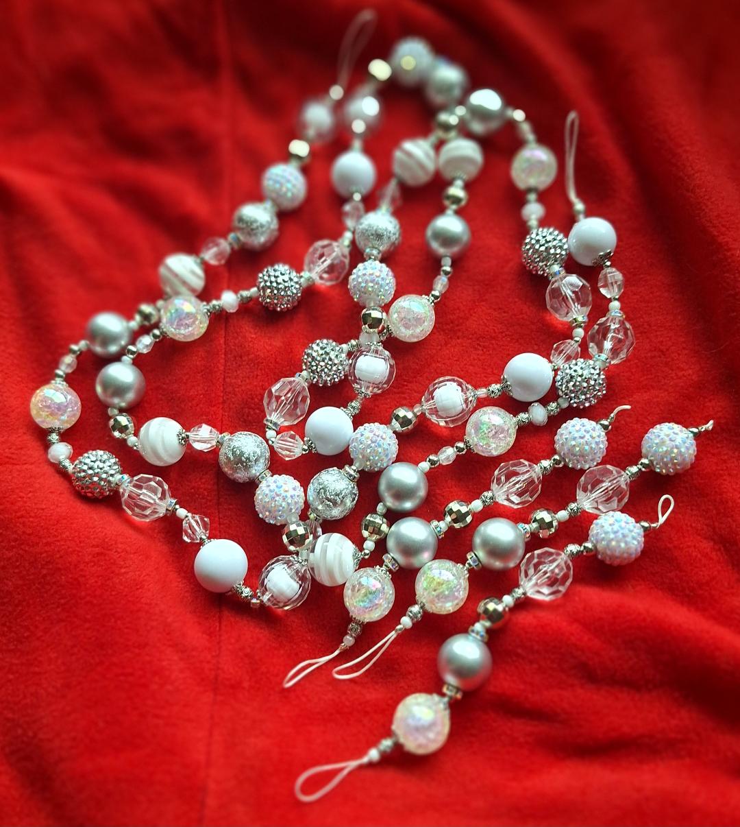 Beaded Crystal Garland sets with Icicles