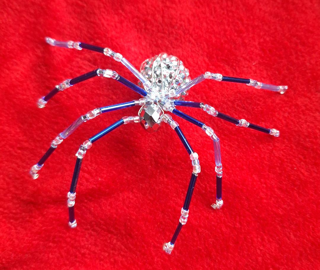 Christmas Beaded Spiders