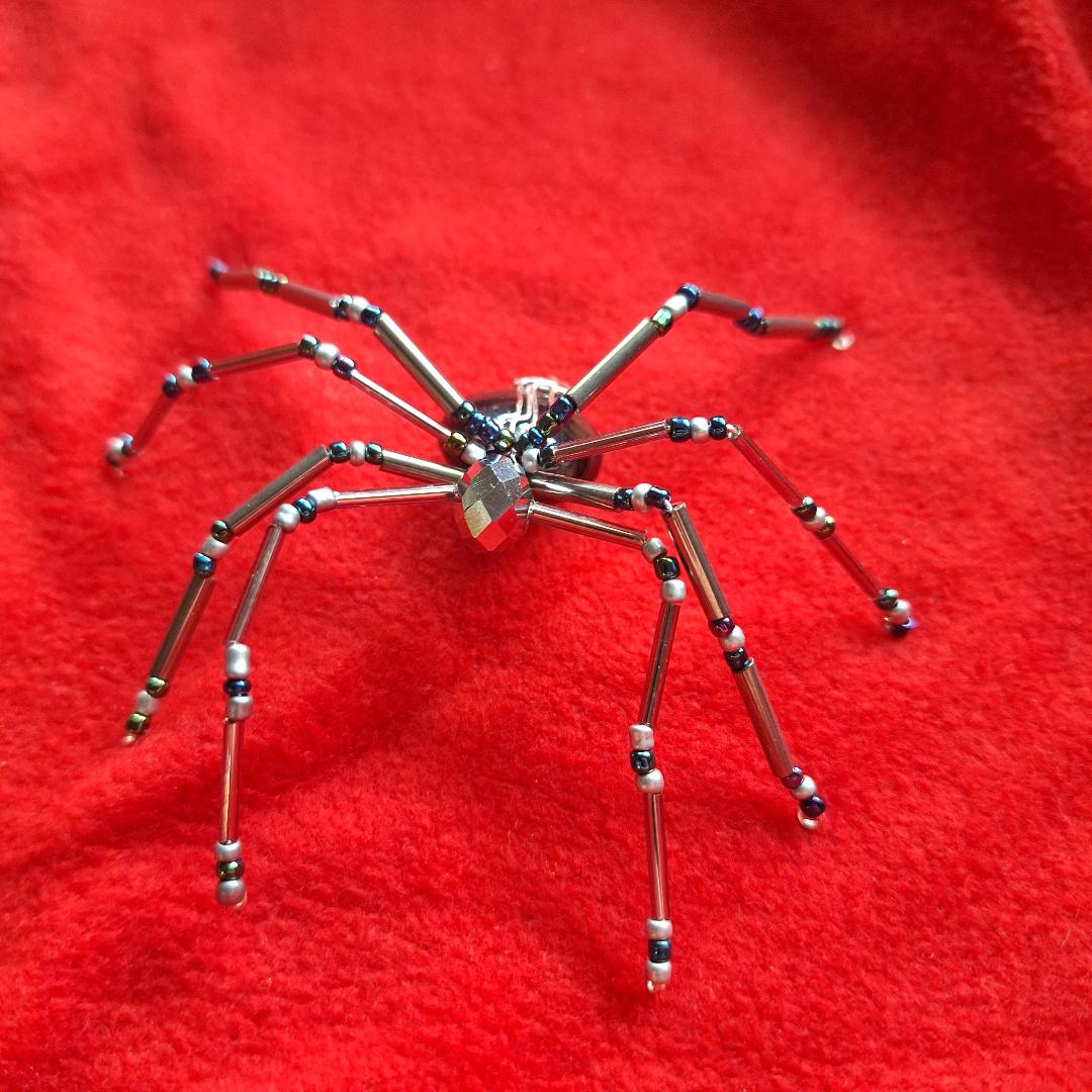 Christmas Beaded Spiders