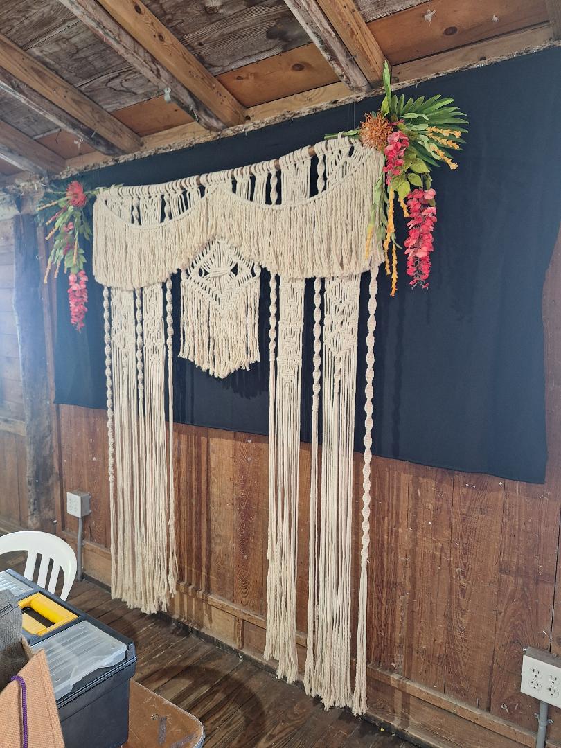 5x6 macrame piece