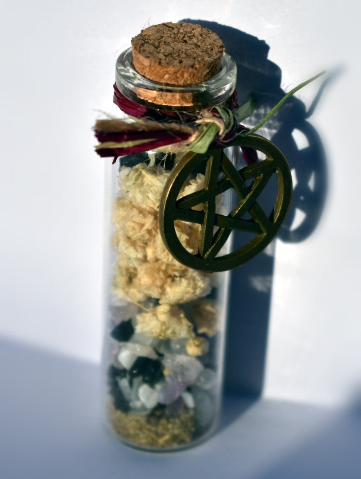 Tall Little Spell Bottles